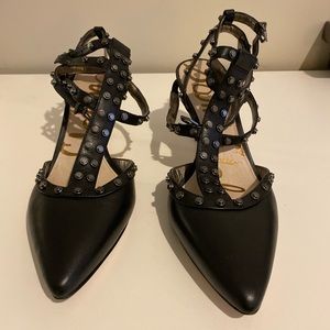 Sam Edelman Black Pointy Toe Heels